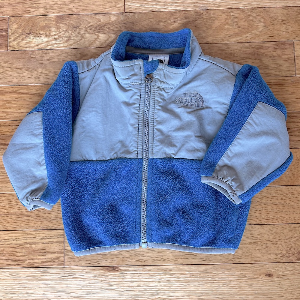 The North Face blue baby fleece size 3-6M